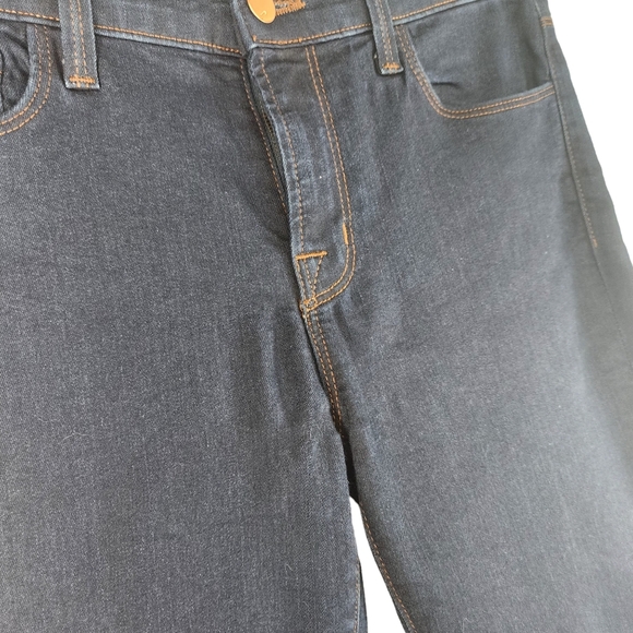 J BRAND Womens 27 Skinny Leg Dark Wash Denim Jeans Ink Mid Rise Stretchy Stretch - Picture 7 of 9